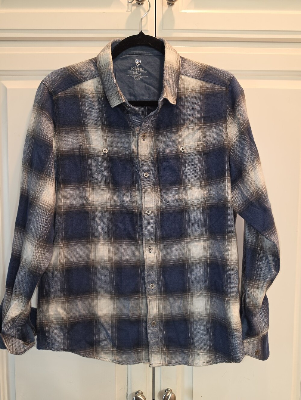 Kuhl The Law Flannel Lomg Sleeve Size Small